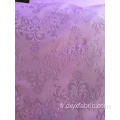 tissu polyester violet rose